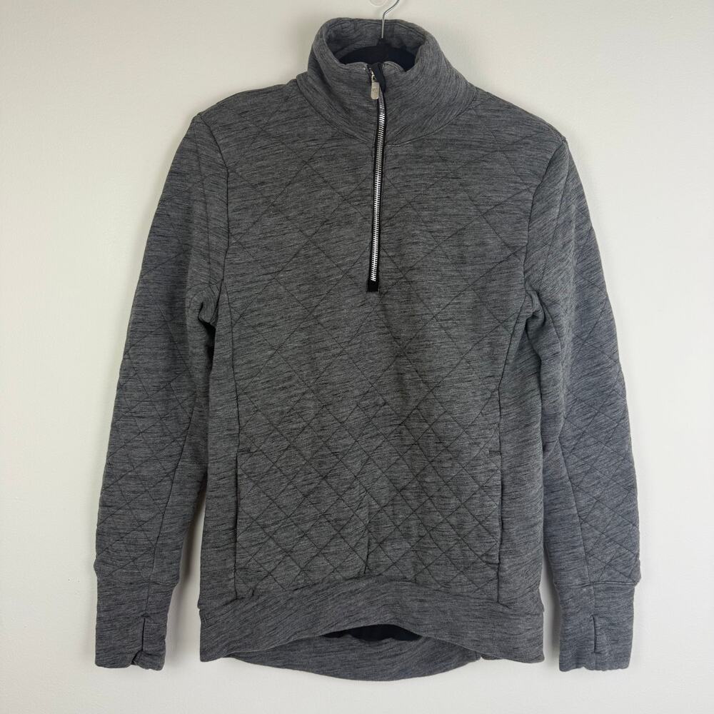 Lululemon Womens Forever Warm Quilted Quilted 1/4 Zip Pullover Sweatshirt 4